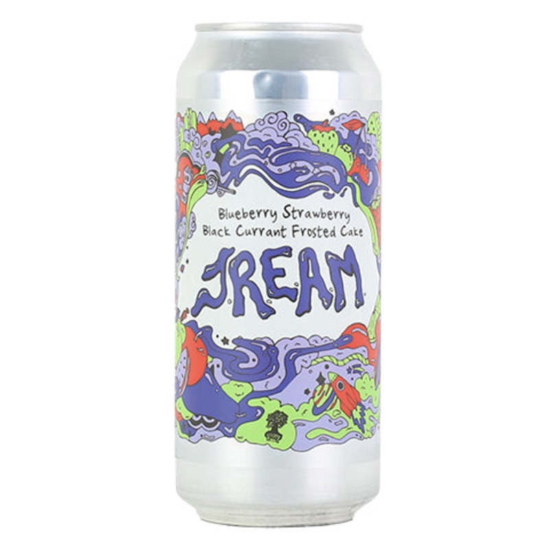 Burley Oak Blueberry Strawberry Black Currant Frosted Cake J.R.E.A.M. Sour Ale 16OZ SINGLE CAN