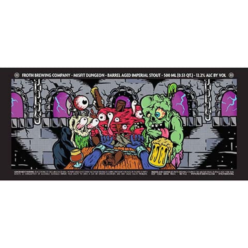 Froth Misfit Dungeon Imperial Stout 500ML CAN