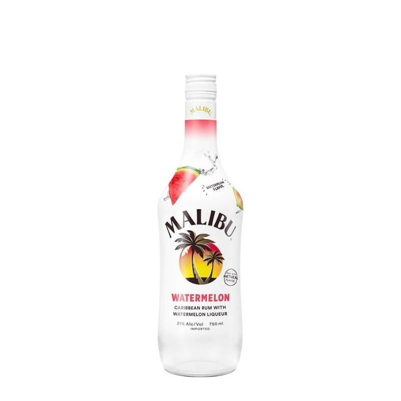 Malibu Watermelon Flavored Caribbean Rum 750mL