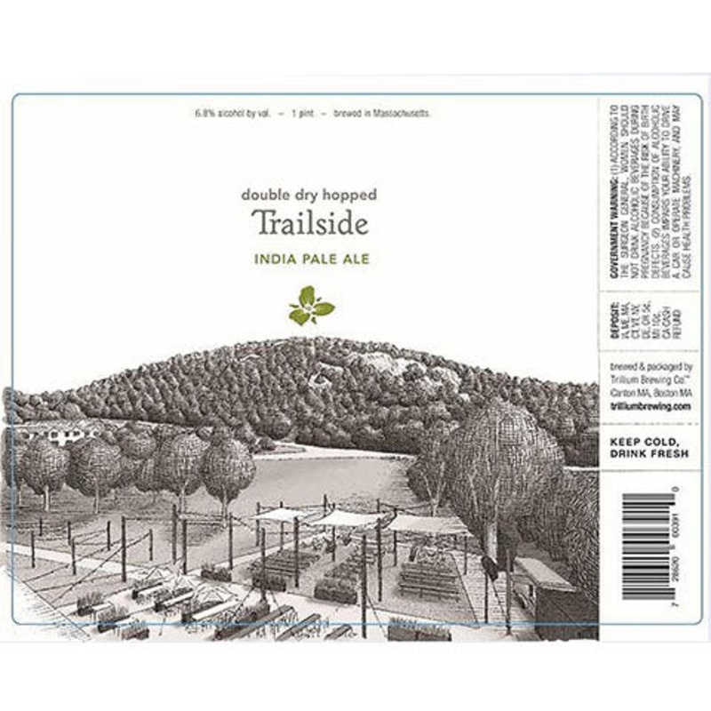 Trillium Double Dry Hopped Trailside IPA 16OZ SINGLE CAN