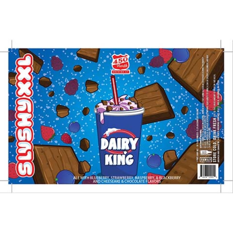 450 North Slushy XXL Dairy King Sour 16OZ SINGLE CAN