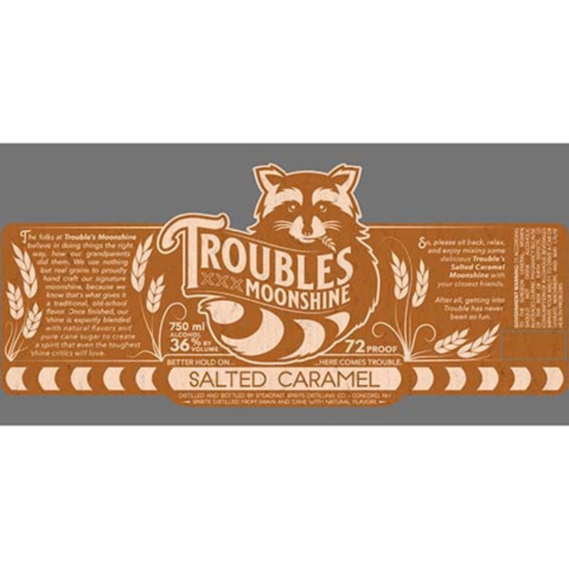 Trouble’s Moonshine Salted Caramel 750ML BTL