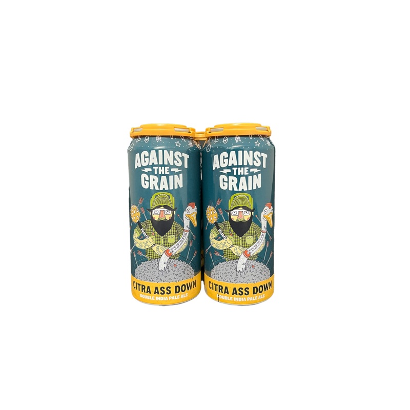 Against The Grain Citra Ass Down DIPA 4 Pack Cans