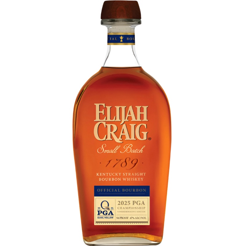 Elijah Craig 2025 PGA Championship Quail Hollow Limited Edition Bourbon