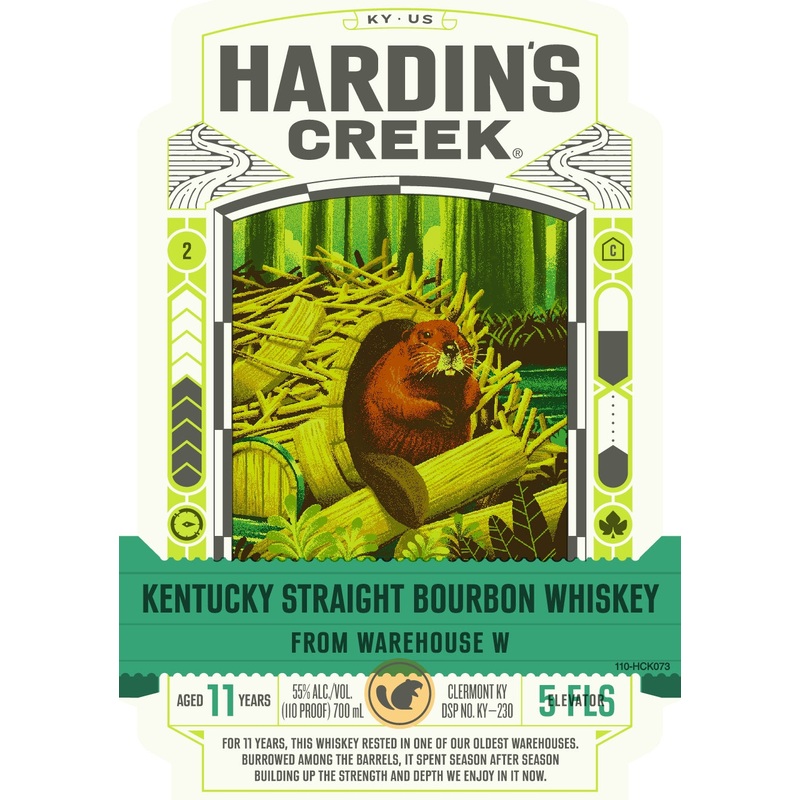 Hardins Creek Kentucky Straight Bourbon Warehouse W, 11 Year, 110 Proof