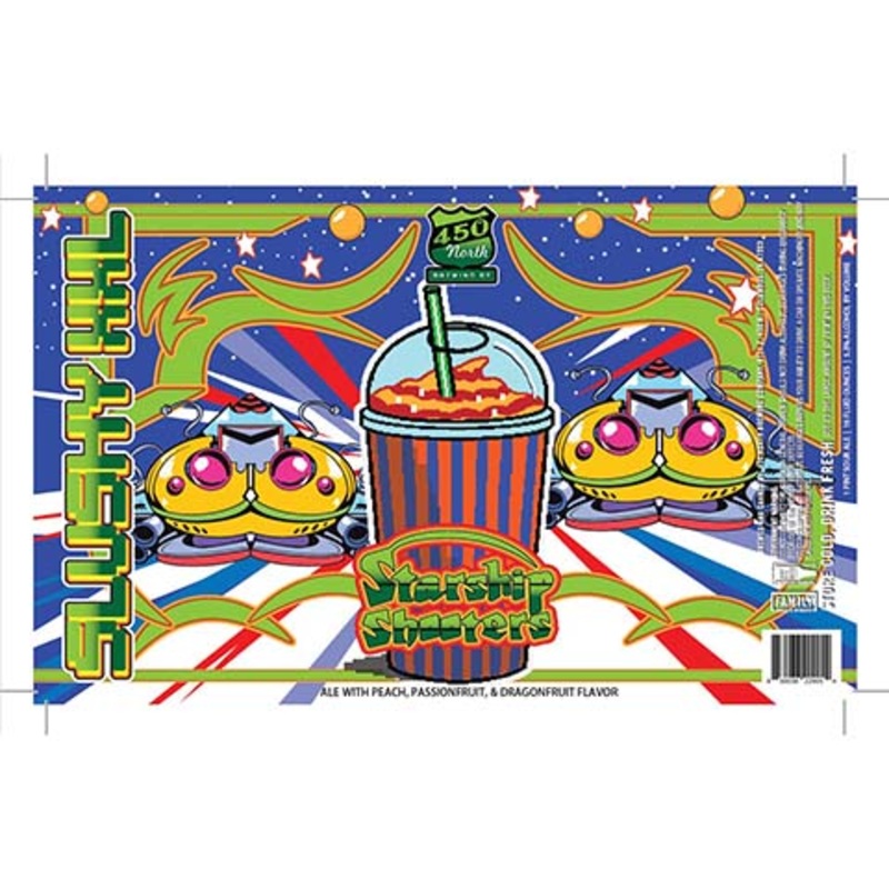 450 North Starship Shooters Slushy XXL Sour 16OZ SINGLE CAN