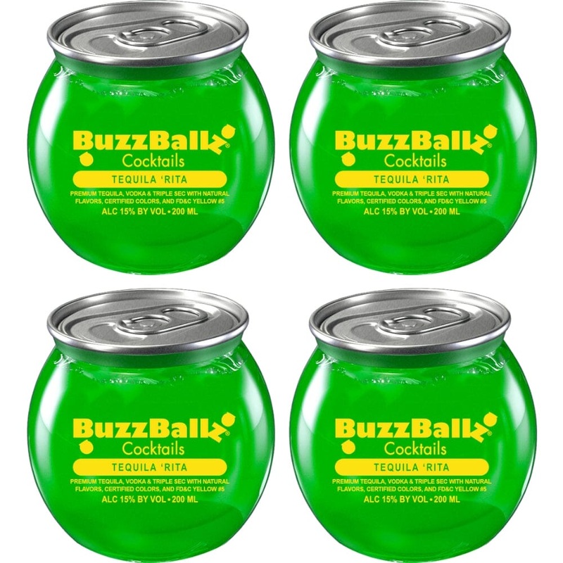 Buzzballz Tequila ‘Rita Pre-Mixed Cocktails 4-Pack