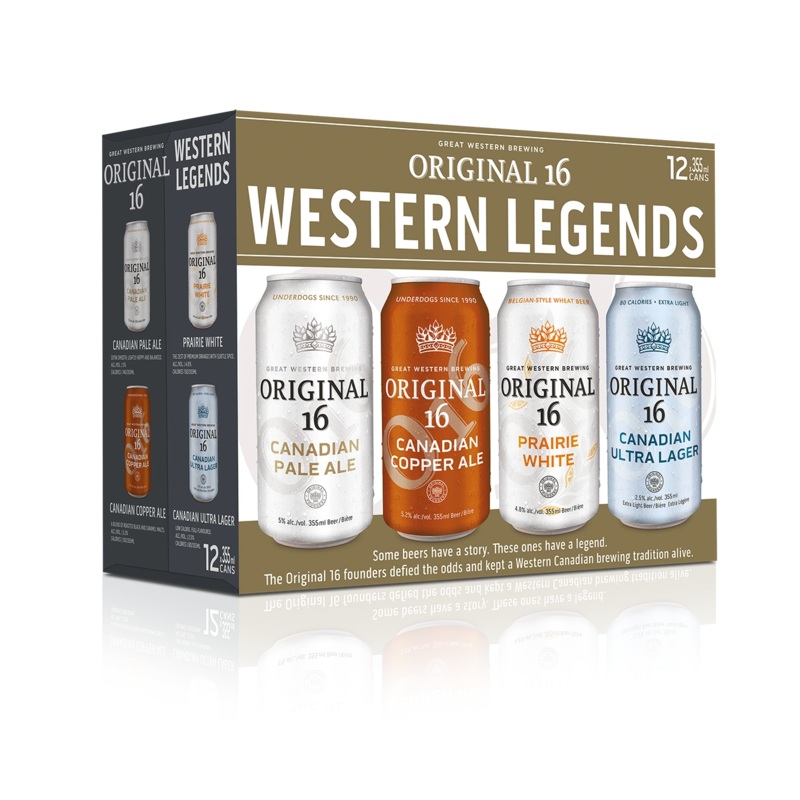 ORIGINAL 16 WESTERN LEGENDS MIXER 355ML 12PK CAN @ Red Deer [1002212] 4260 ml