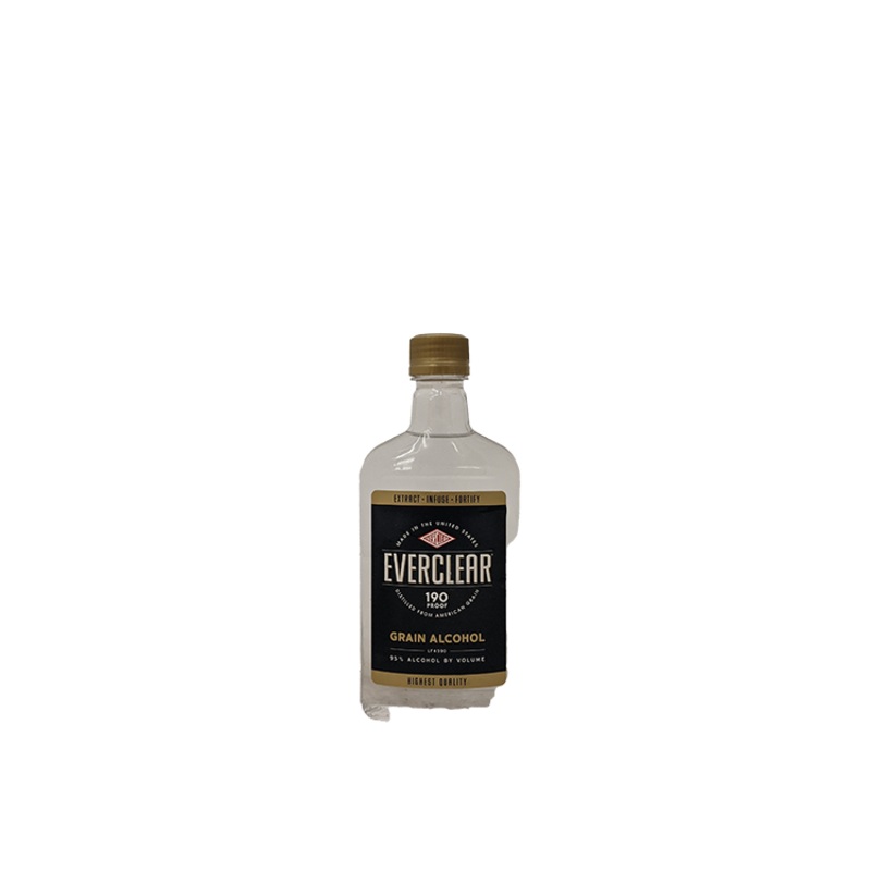 Everclear 190 Proof Grain Alcohol 375ML