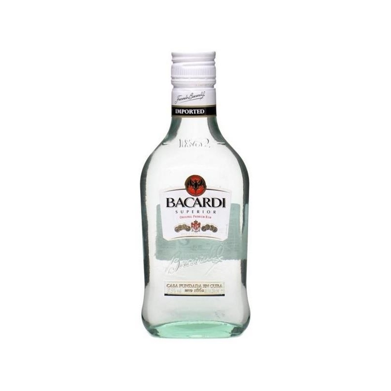 BACARDI WHITE RUM 375 ML