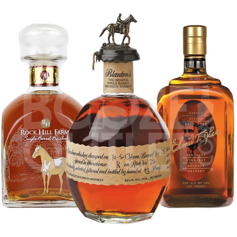 Blanton’s Bourbon & Rock Hill Farms Bourbon & Elmer T. Lee Bourbon Bundle