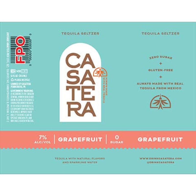 Casatera Grapefruit 12OZ SINGLE CAN