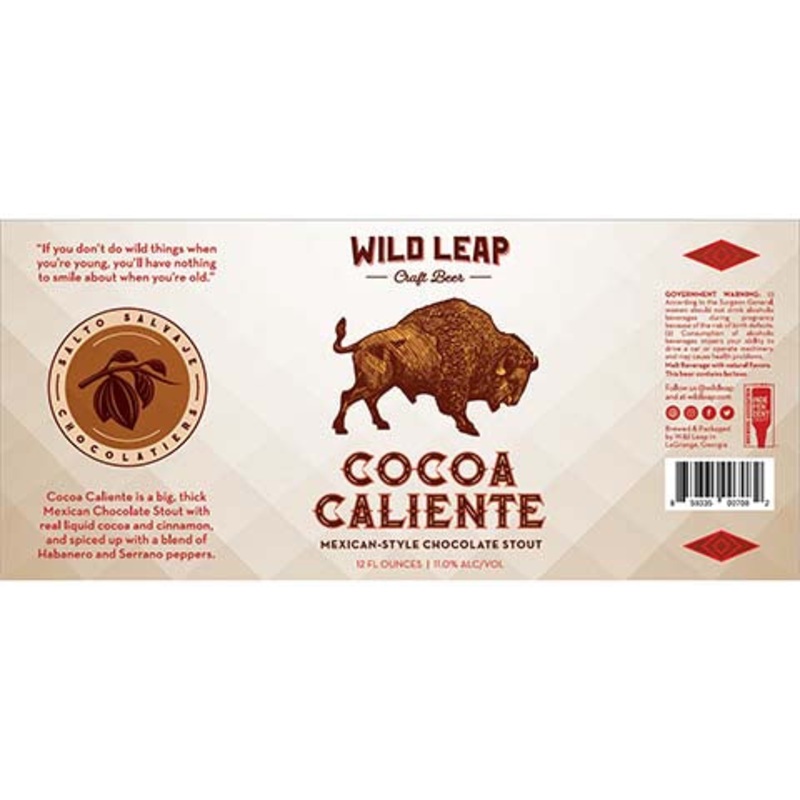 Wild Leap Cocoa Caliente Chocolate Stout 12OZ SINGLE CAN