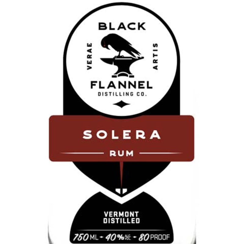 Black Flannel Solera Rum 750ML BTL