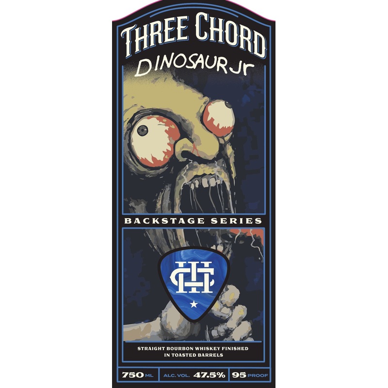 Three Chord Backstage Series Dinosaur Jr Straight Bourbon Whiskey
