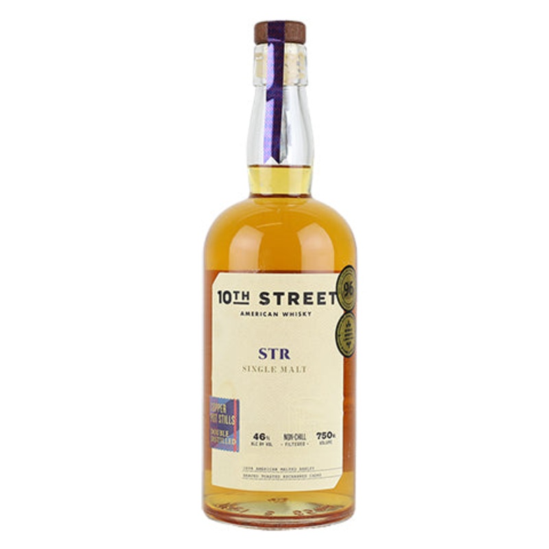 10th Street STR Unpeated Single Malt American Whisky 750ML BTL