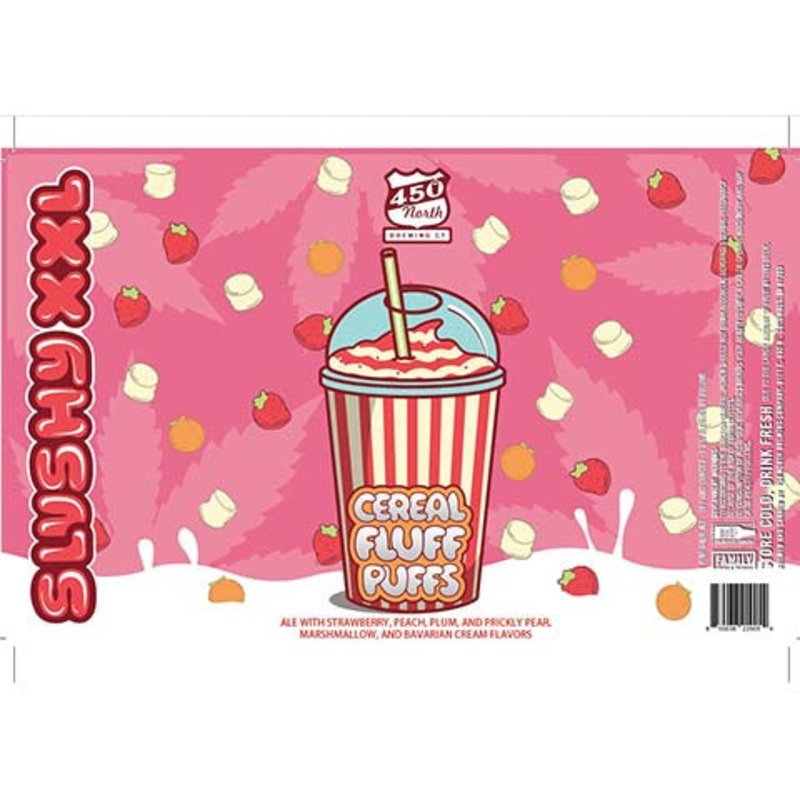 450 North Cereal Fluff Puffs Slushy XXL Sour Ale 16OZ SINGLE CAN