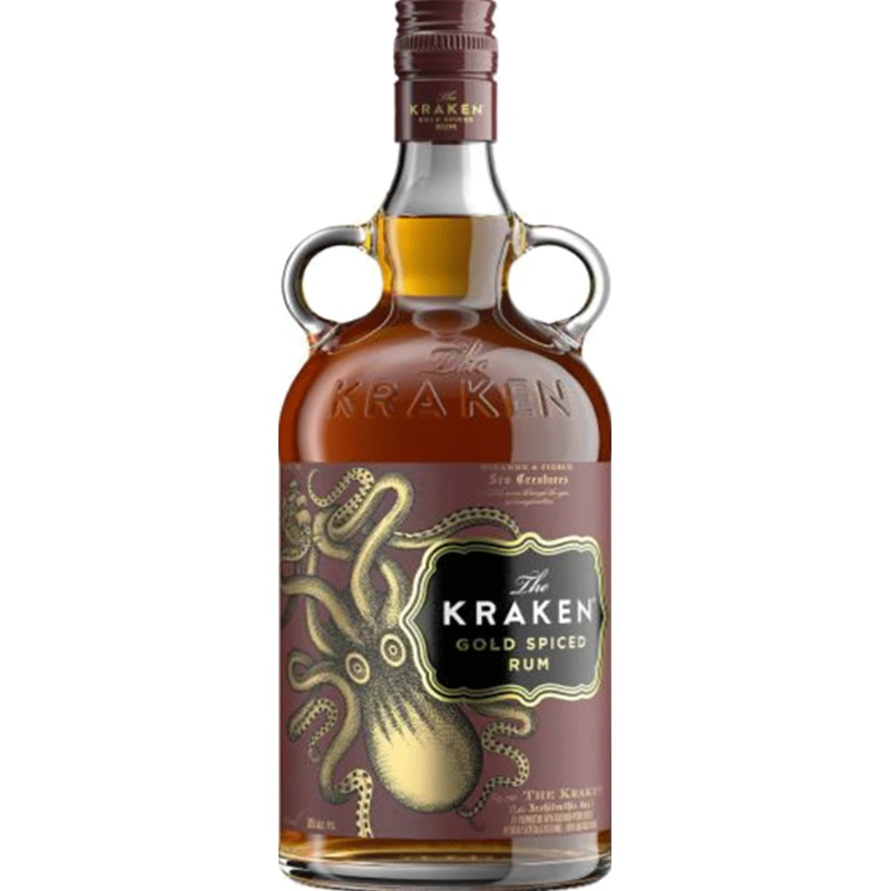 THE KRAKEN GOLD SPICED RUM 750 ML