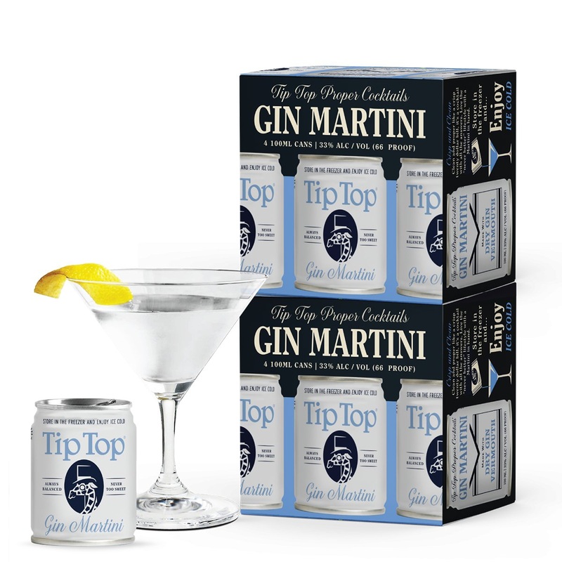 Tip Top Cocktails Gin Martini 8-Pack