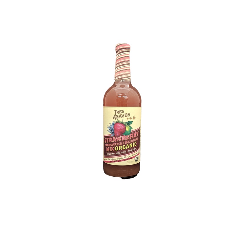 Tres Agaves Strawberry Margarita/Daiquiri Mix 1L