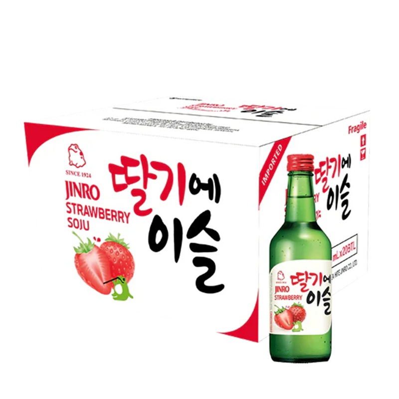 Jinro Strawberry Soju 360ml x20 (Case)