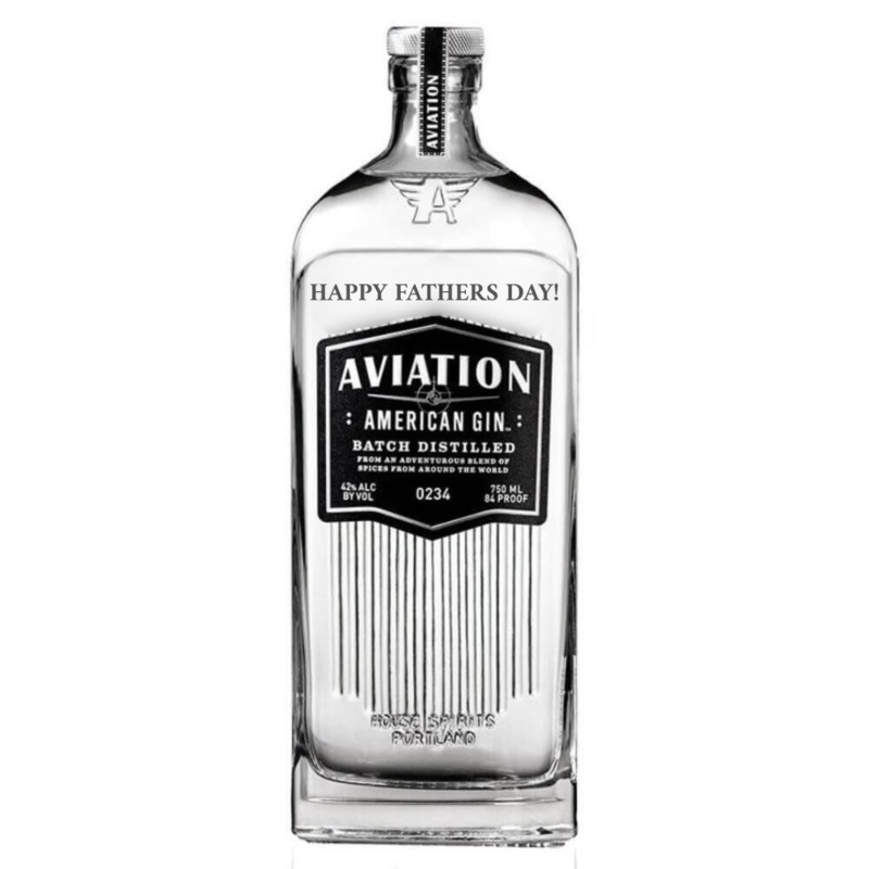Aviation American Gin “HAPPY FATHERS DAY!” Engraved