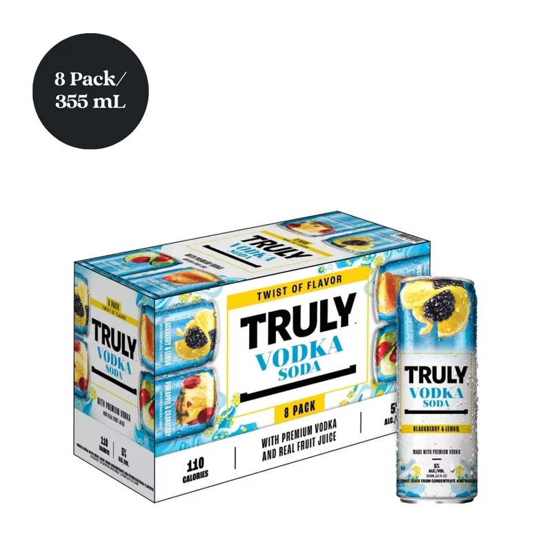 Truly Vodka Soda Variety Pack 8pk 355mL Cans