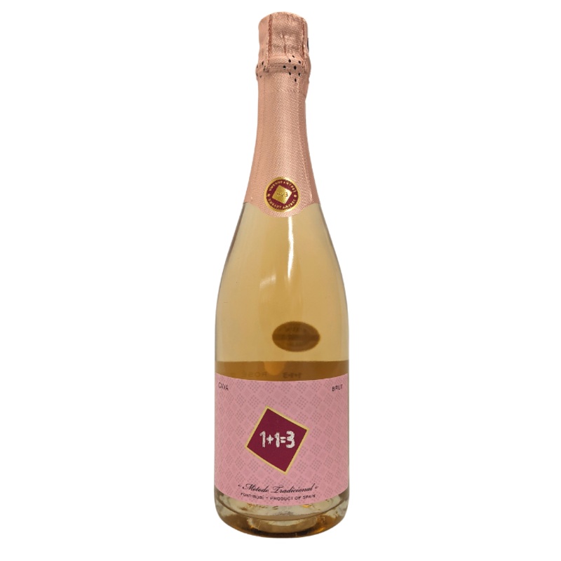 1+1=3 Cava Brut Rose 750ML