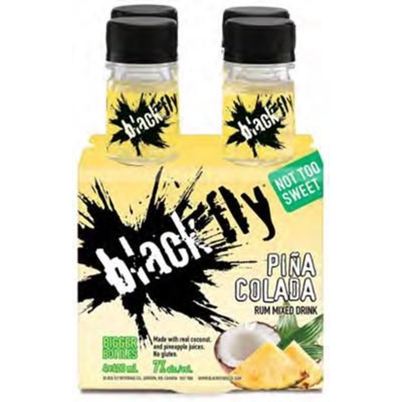 BLACK FLY RUM PINA COLADA  4 PACK