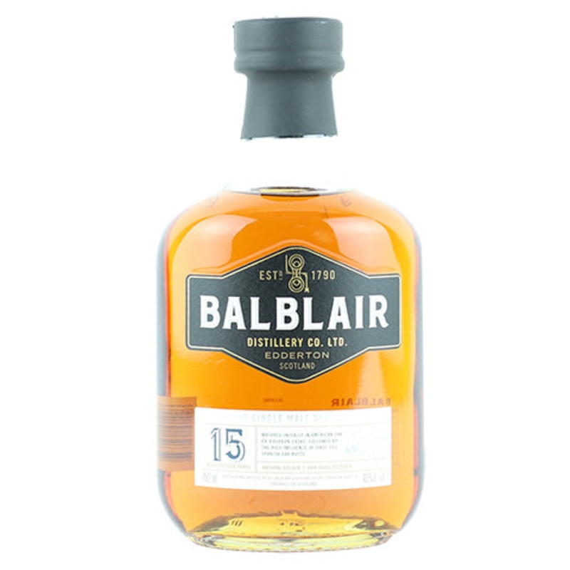 Balblair 15yr Single Malt Scotch Whisky 750ML BTL