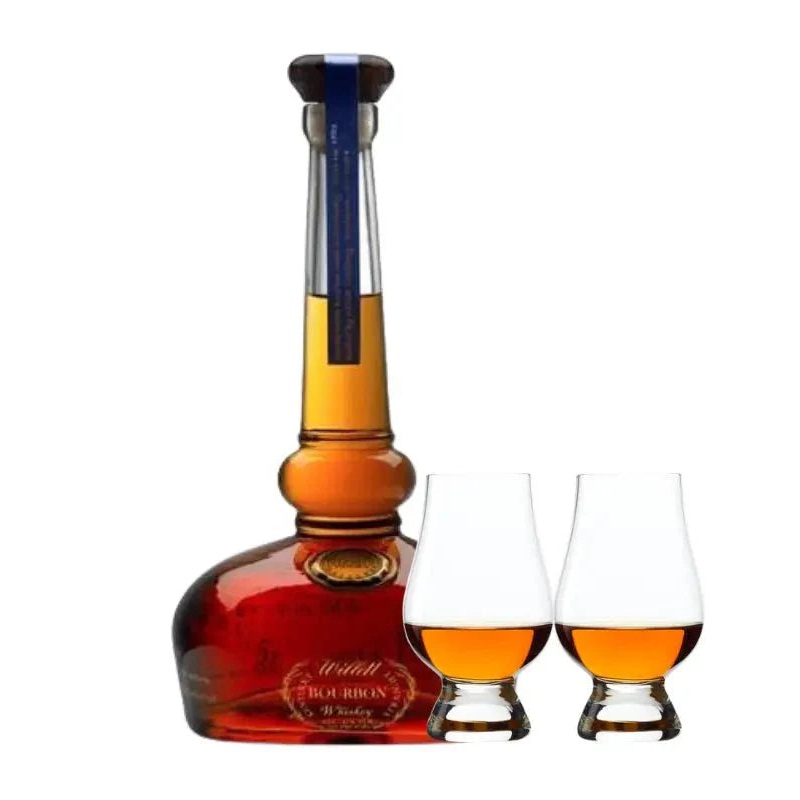 Willett Pot Still Reserve Bourbon Whiskey & Glencairn Set Bundle