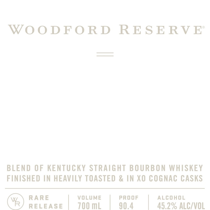 Woodford Reserve Kentucky Straight Bourbon Finished in Heavily Toasted & XO Cognac Casks