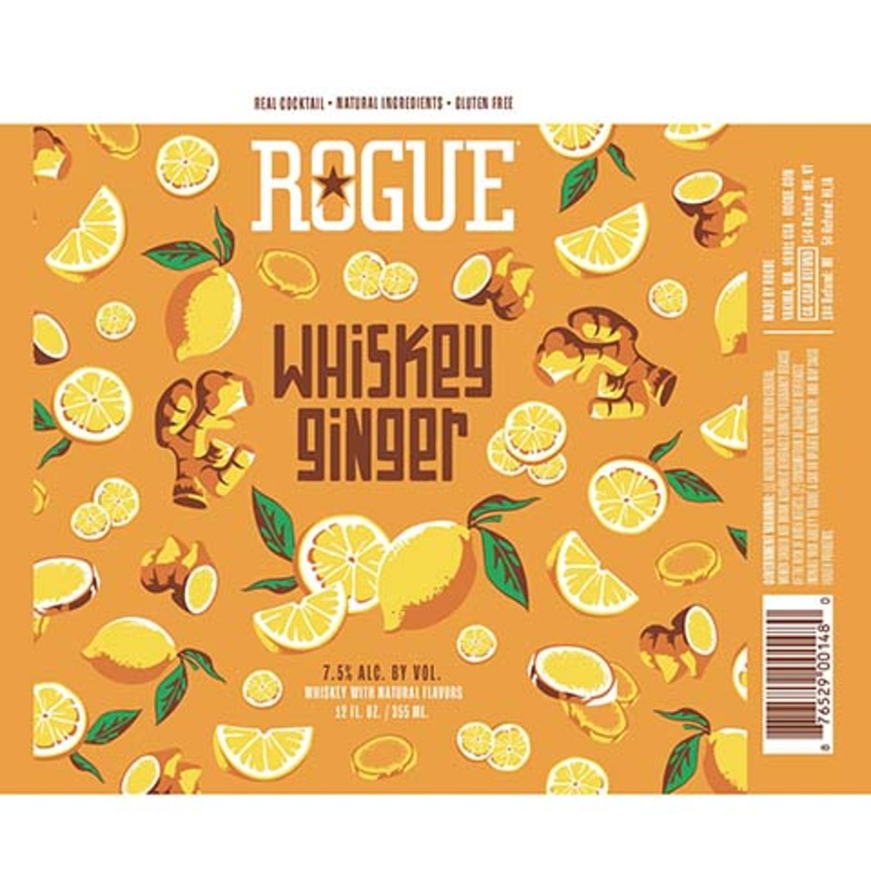 Rogue Whiskey Ginger 12OZ SINGLE CAN