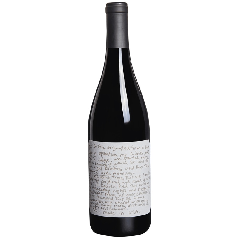 Slo Down Wines Sexual Chocolate Red Blend