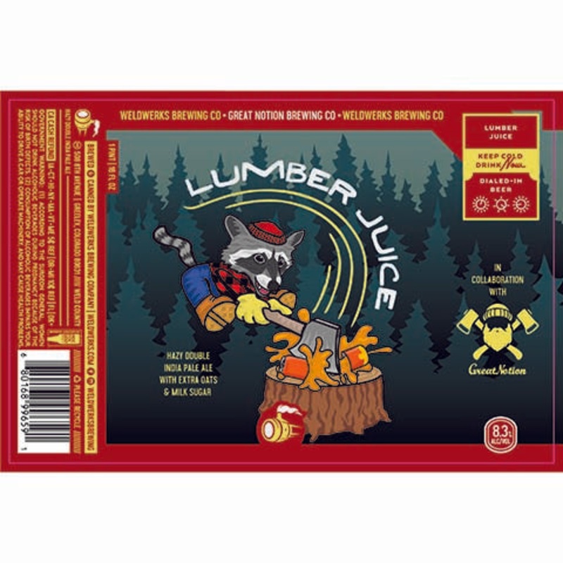 Weldwerks Lumber Juice Hazy DIPA 16OZ SINGLE CAN