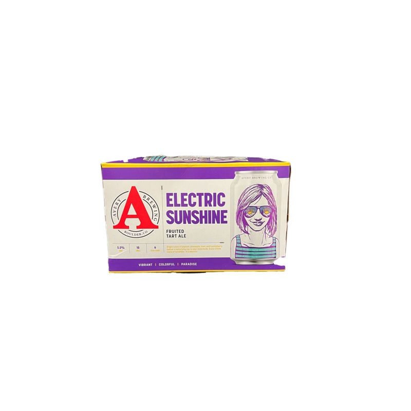 Avery Electric Sunshine 6 Pack Cans