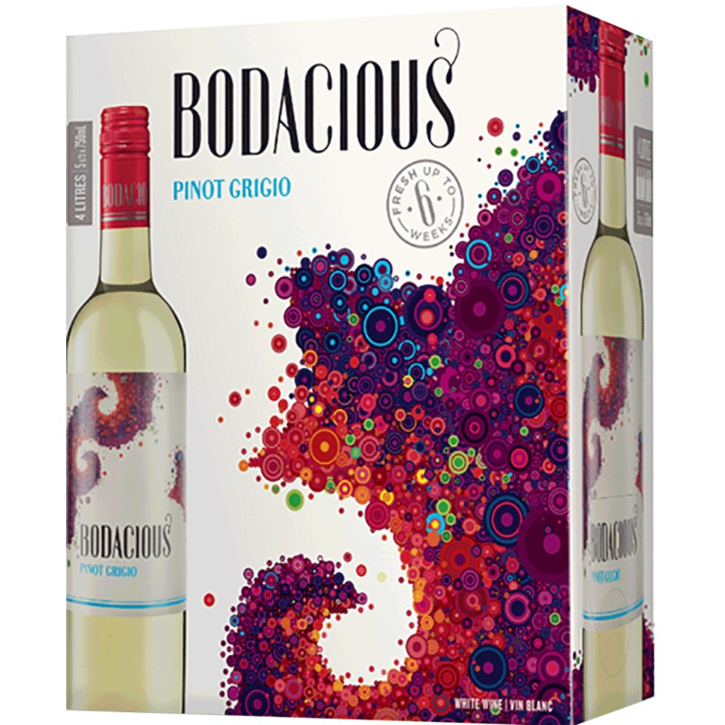 BODACIOUS PINOT GRIGIO 4L