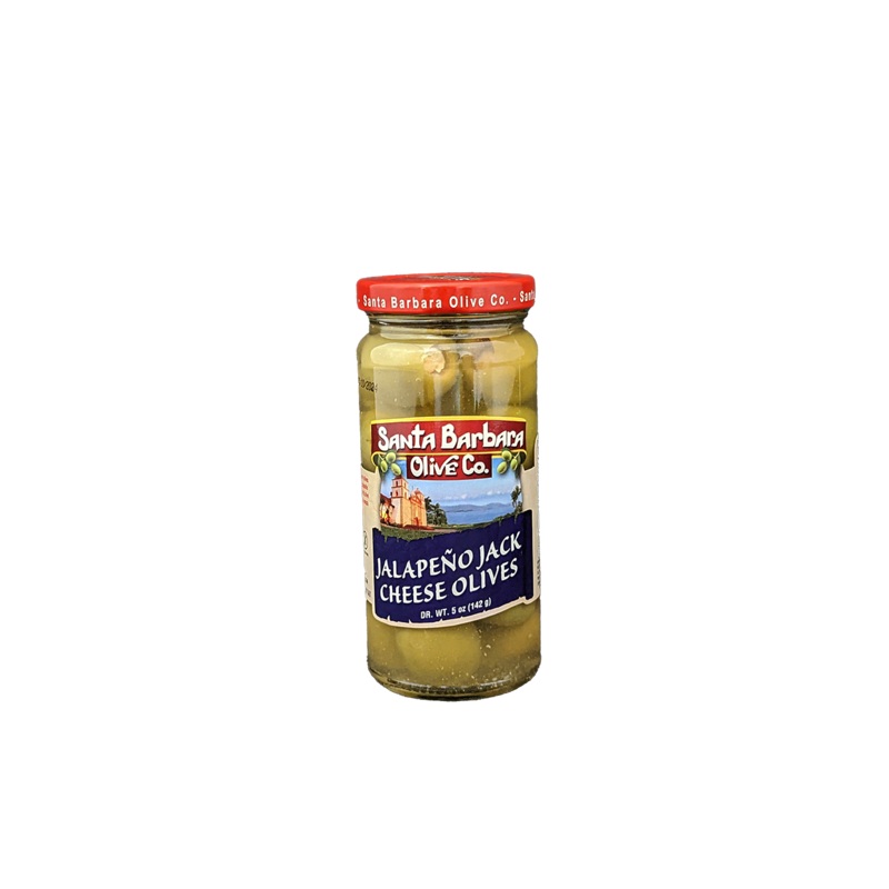 Santa Barbara Olive Company Jalapeno Jack Cheese Olives 5oz