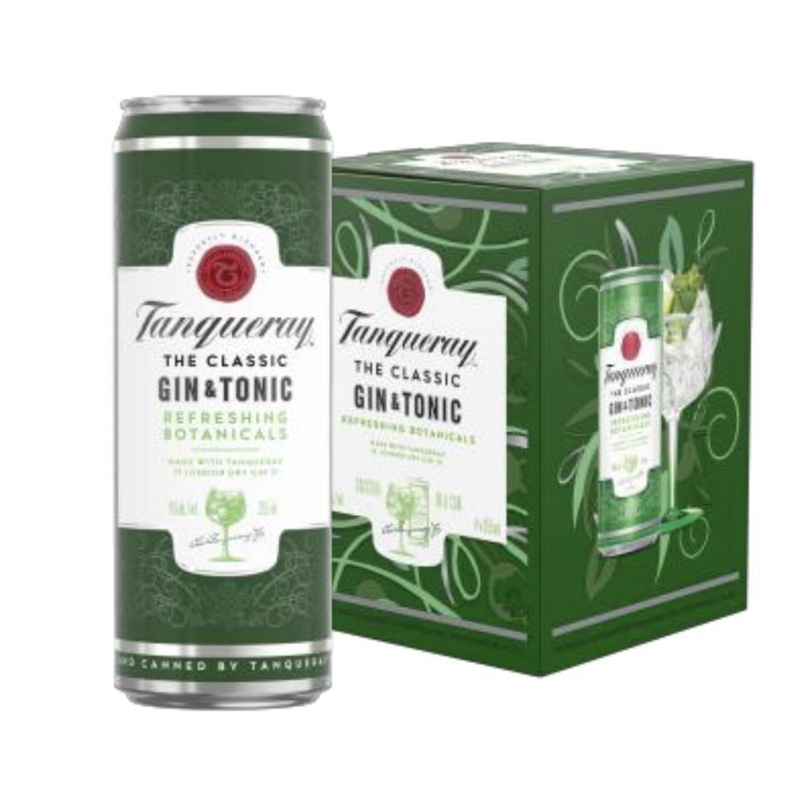 Cocktails Tanqueray 4pk The classic gin & tonic