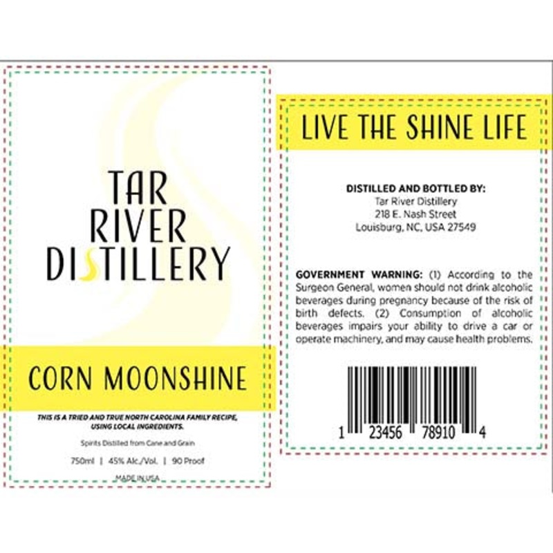 Tar River Corn Moonshine 750ML BTL