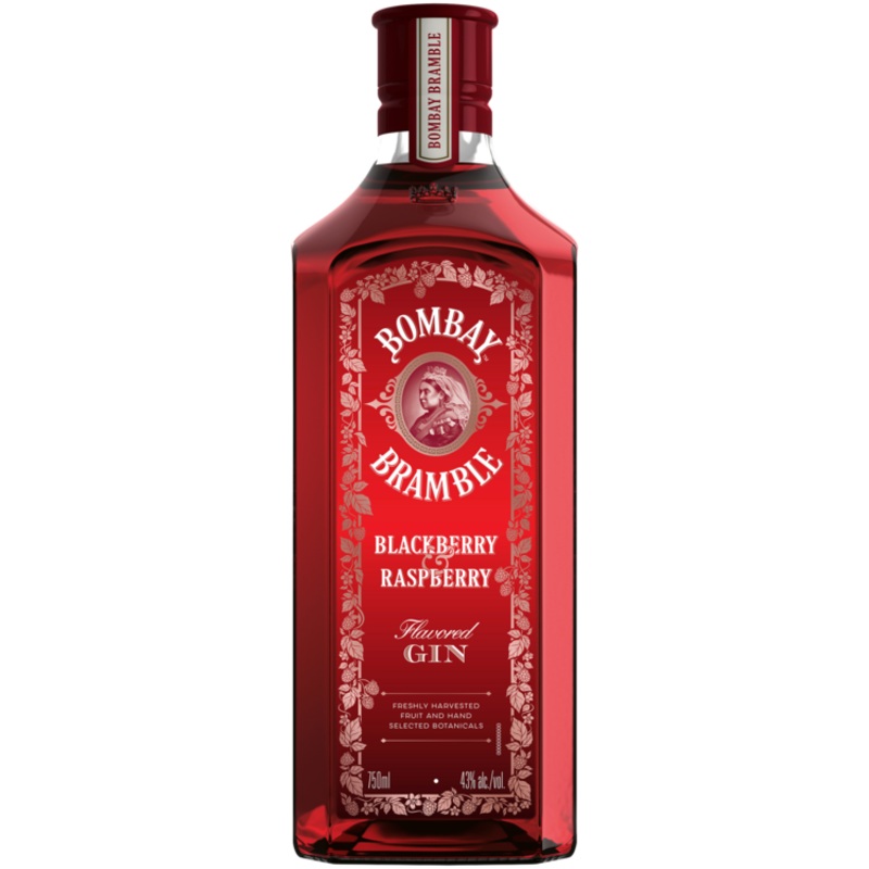 BOMBAY BRAMBLE BLACKBERRY & RASPBERRY FLAVORED GIN 86 750ML 750ML