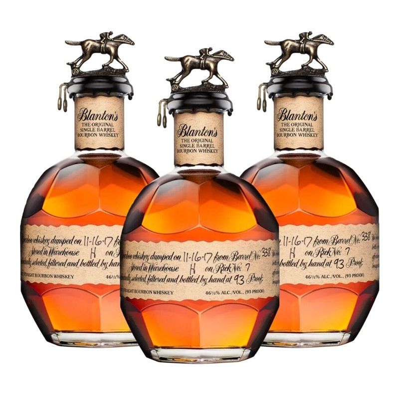 Blanton’s Original Single Barrel 750ML 3pk Bundle