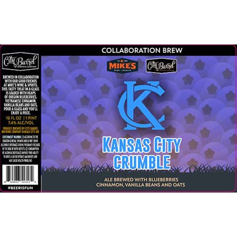 City Barrel Kansas City Crumble Ale 16OZ SINGLE CAN