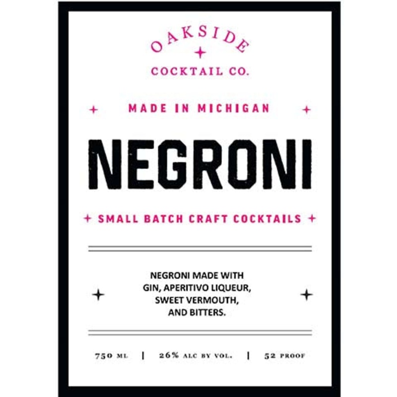 Oakside Negroni 750ML BTL