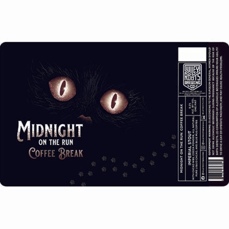 Wiley Roots Midnight On The Run: Coffee Break 16OZ SINGLE CAN