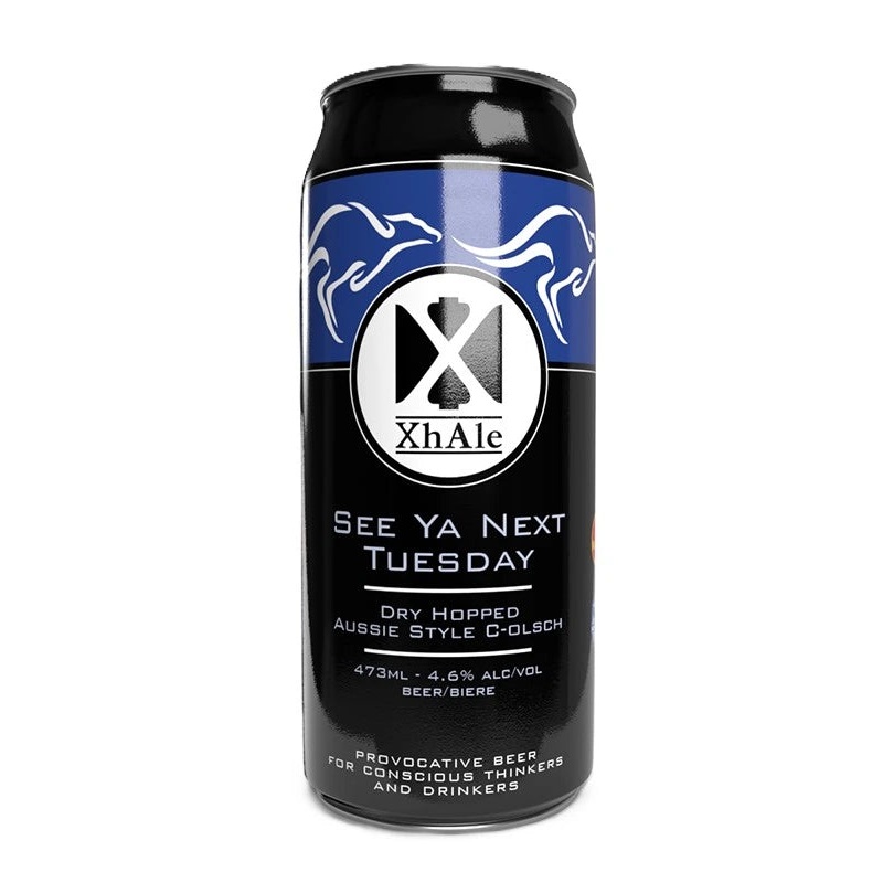 XHALE SEE YA NEXT TUESDAY AUSSIE KOLSCH 473ML 4PK CAN @ Sage Hill [1033764] 1892 ml