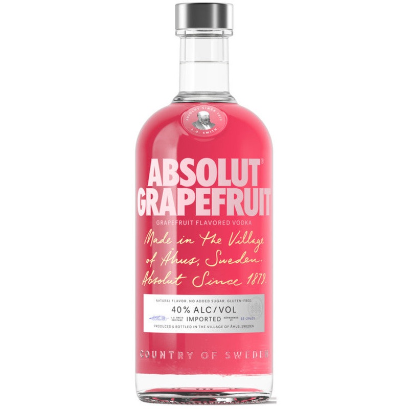 ABSOLUT GRAPEFRUIT FLAVORED VODKA 80 750ML 750ML