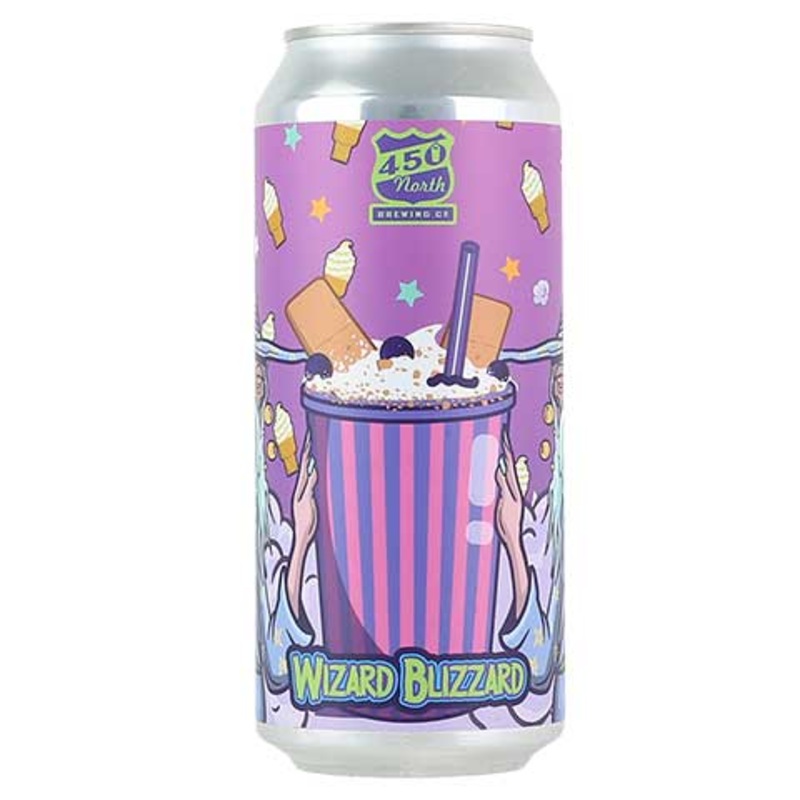 450 North Wizard Blizzard Slushy XL Sour 16OZ SINGLE CAN