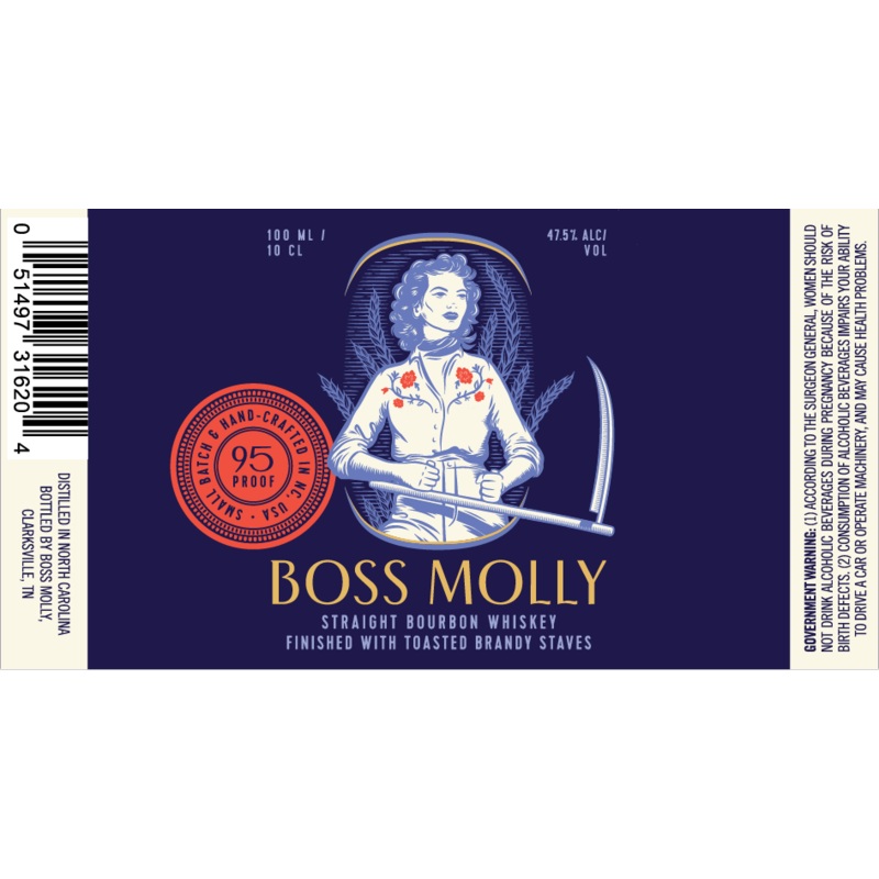 Boss Molly Straight Bourbon Whiskey