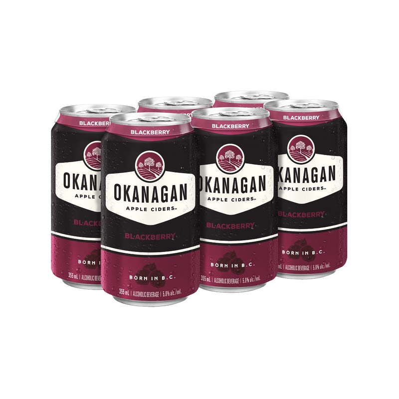 OKANAGAN APPLE CIDERS BLACKBERRY 6 CANS